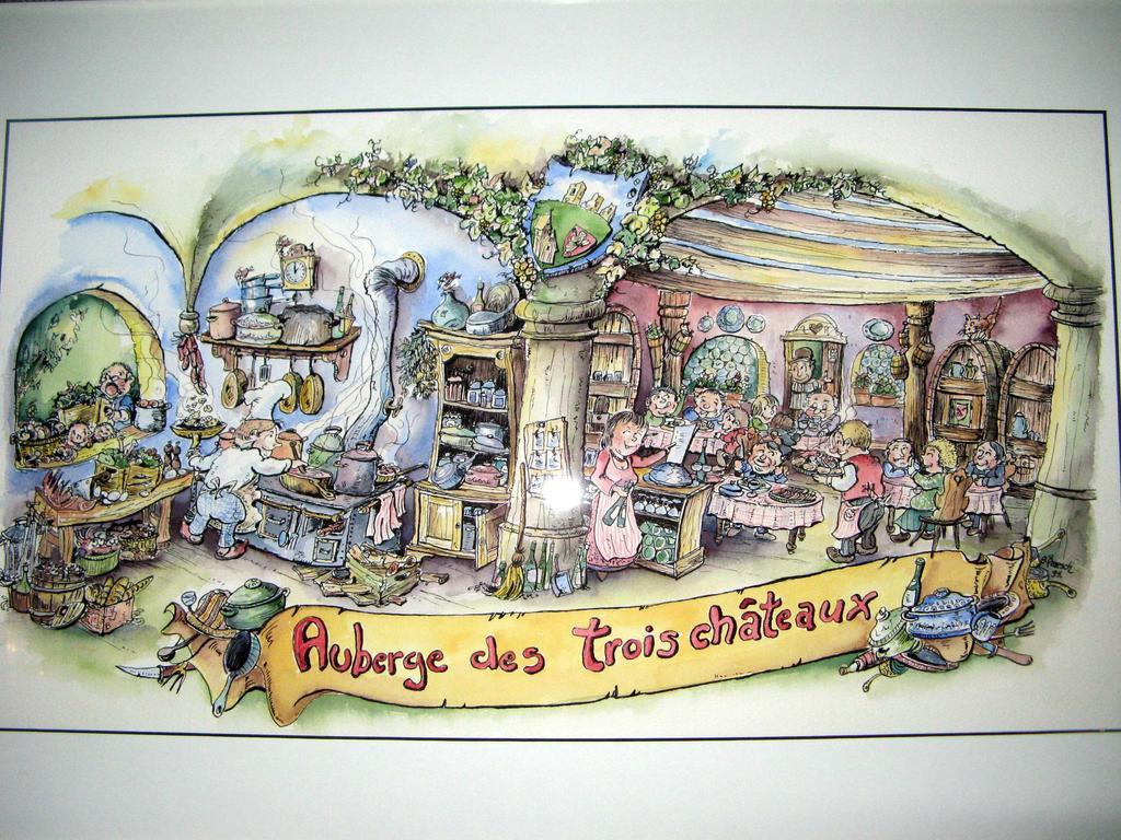 Auberge Des Trois Chateaux Eguisheim Exterior photo